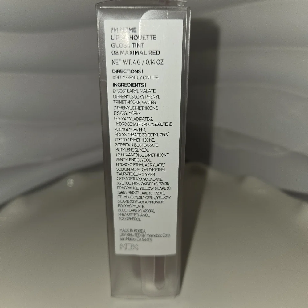 I'm Meme Lip Silhouette Gloss Tint - 08 Maximal Red
